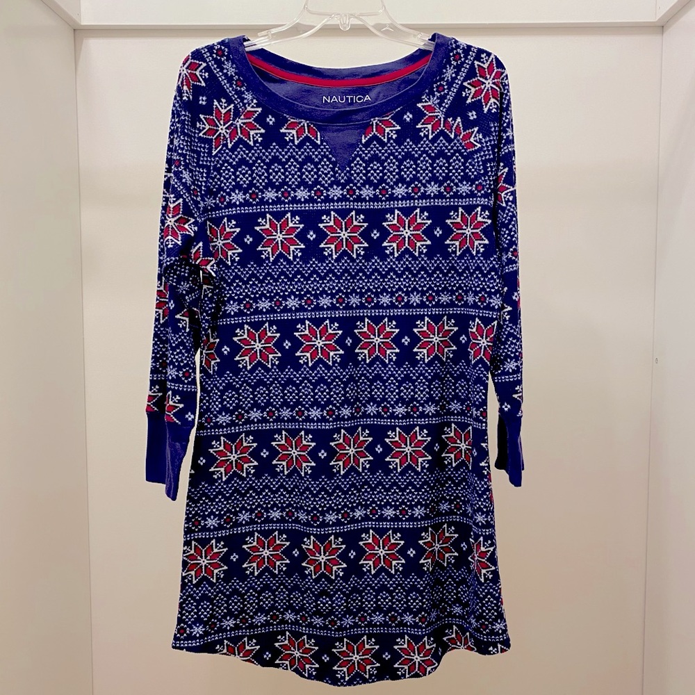 Nautica nightgown - blue - medium